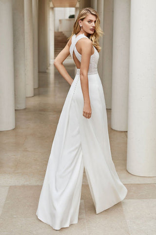 Combinaison Mariage <br> Blanche Mon Mariage Bohème