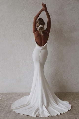 Robe de Mariée Bohème <br> Chic Forme Sirène Mon Mariage Bohème