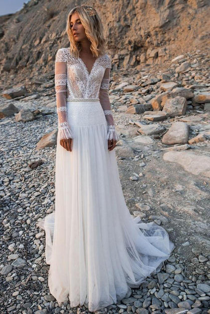 Robe de Mariée Bohème <br> Hippie Chic Mon Mariage Bohème