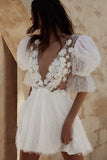 Robe de Mariée Bohème <br> Courte Mon Mariage Bohème
