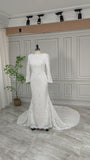 Robe de Mariée Bohème <br> Dentelle Manches Longues