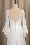 Robe de Mariée Bohème <br> Chic Col Bateau