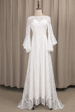 Robe de Mariée Bohème <br> Chic Col Bateau