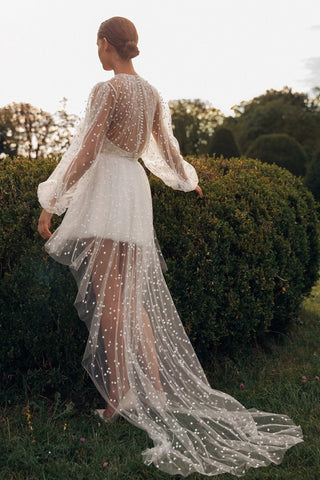 Robe de Mariée Bohème <br> Courte Chic