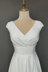 Robe de Mariée Bohème <br> Manches Courtes